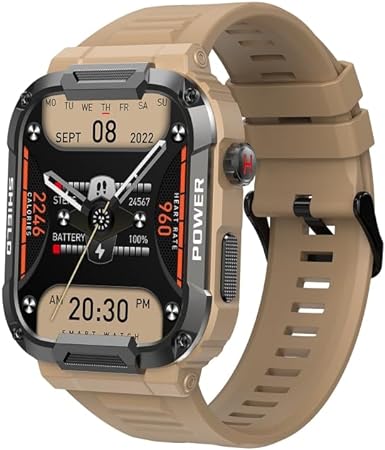 Relógio Militar Inteligente Smartwatch Impermeável Resistente