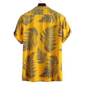 Camisa de Manga Curta Masculina Havaiana