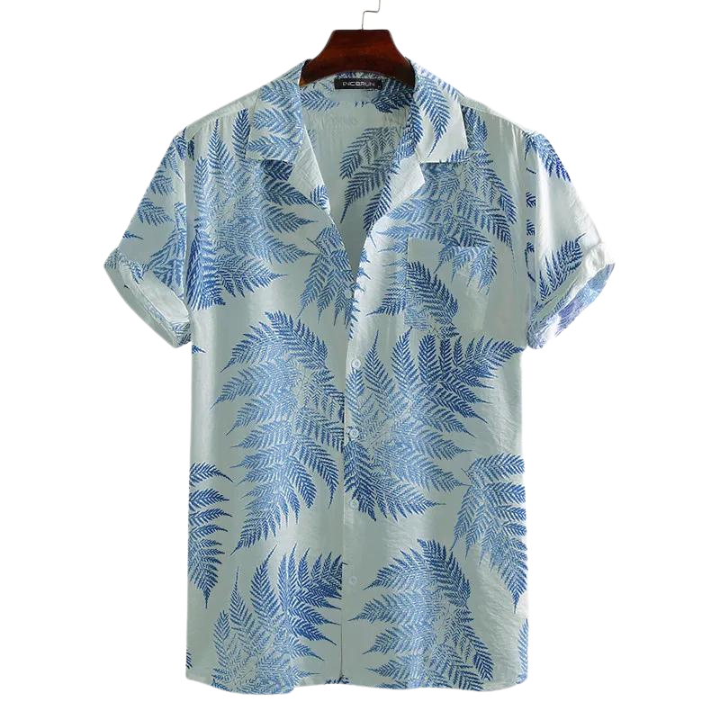 Camisa de Manga Curta Masculina Havaiana