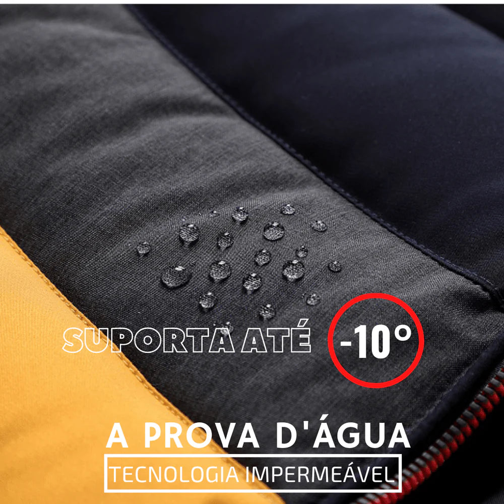 Jaqueta Masculina Puffer para Inverno Coldman - Suporta até -10°C