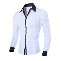 Camisa de Manga Longa Masculina Slim Fit Social Elegante