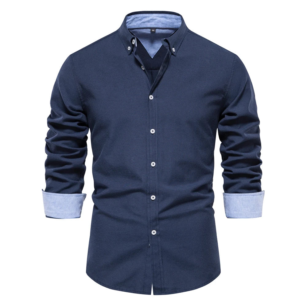 Camisa de Manga Longa Masculina Social