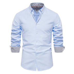 Camisa de Manga Longa Masculina Social