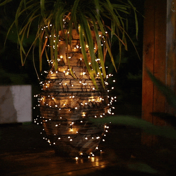 Conjunto de Luzes Solares - Brilho Mágico para sua Decoração de Natal
